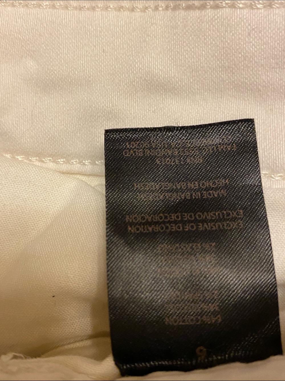 Banana Republic White Cotton Bermuda Shorts - Picture 8 of 8